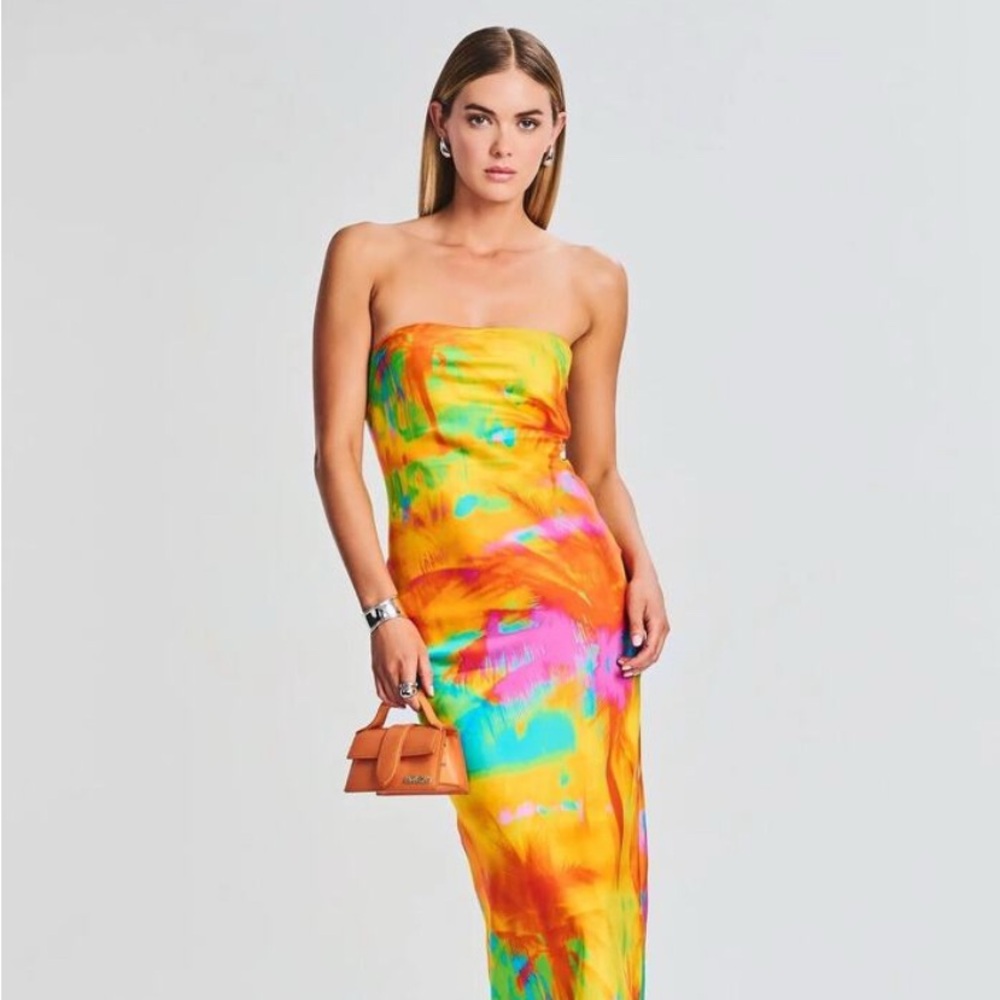SER.O.YA STRAPLESS DRESS